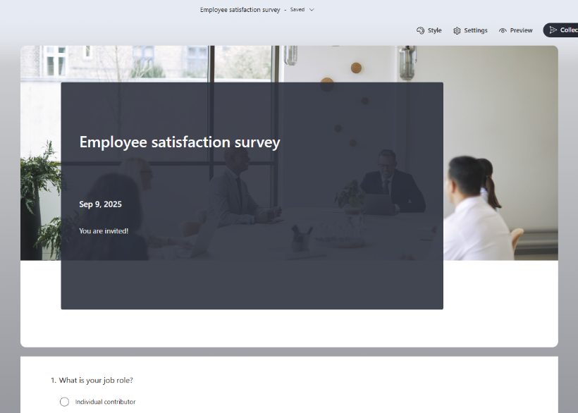 Employee Satisfaction Survey Template