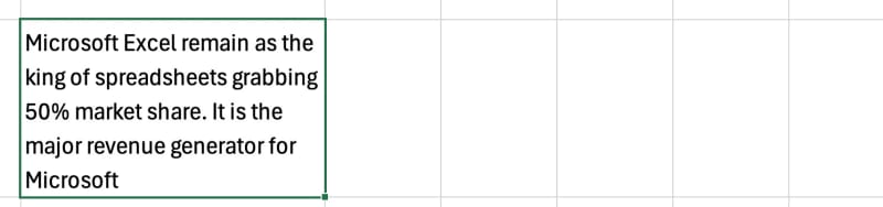 An image showing the wrapped text