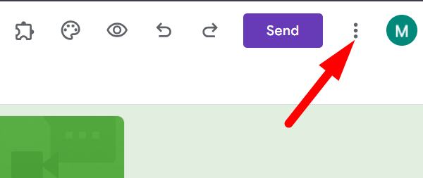 red arrow pointing to three dots