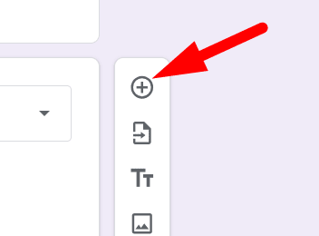 red arrow pointing to "Add Question" button