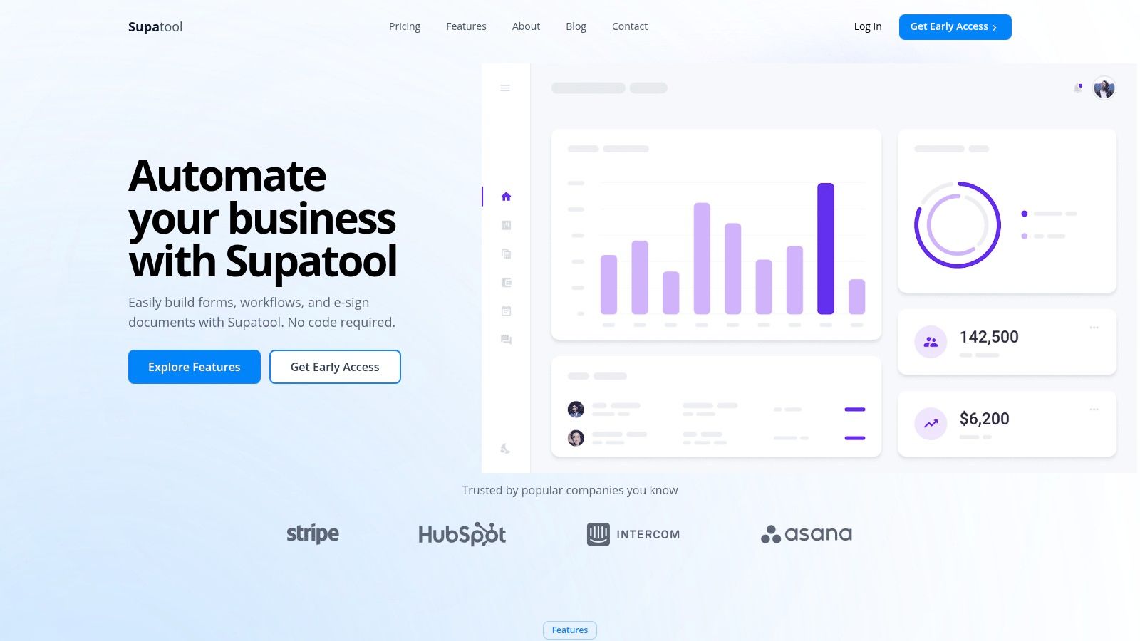 Supatool's document automation and form-building interface