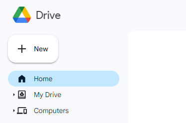 screenshot of google drive