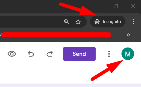 google form in incognito mode