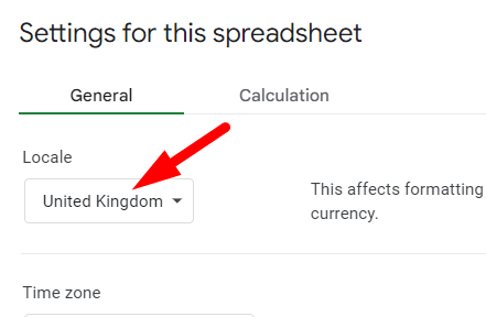 red arrow pointing to United Kingdom as the desire country