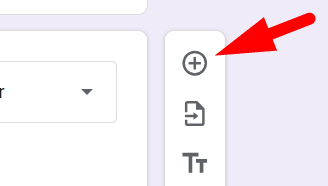 red arrow pointing to "Add Question" button